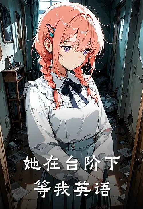 她在台阶下等我英语